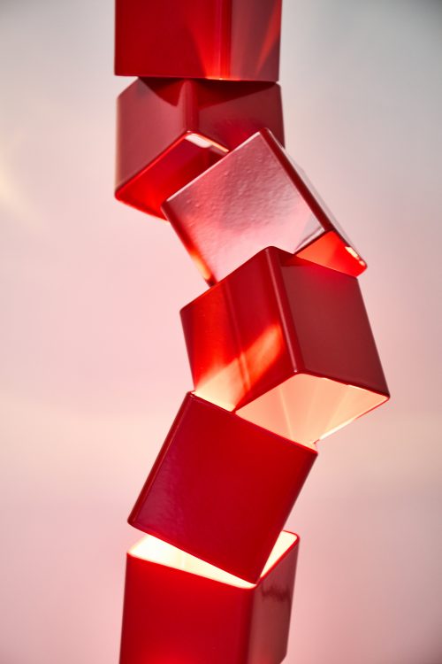 STAPELING sculpture / lighting. The in- and outdoor model to discover by appointment.  info@falluce.be or 0475/53 90 08.
